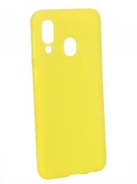Аксессуар Чехол Zibelino для Samsung Galaxy A40 A405 2019 Soft Matte Yellow ZSM-SAM-A40-YEL