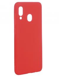 Аксессуар Чехол Neypo для Samsung Galaxy A30 2019 Soft Matte Silicone Red NST11685