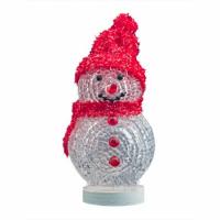 Новогодний сувенир Снеговик с подсветкой USB CBR NY 070