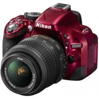 Фотоаппарат Nikon D5200 Kit AF-S DX 18-55 mm f/3.5-5.6G VR Red