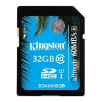 Карта памяти 32Gb - Kingston - Secure Digital HC Ultimate UHS-I Class 10 SDA10/32GB